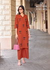 Albella Vol 3 By Mittoo Rayon Threadwork Online Kurti With Bottom Wholesale
